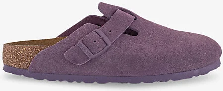 Womens Mauve Boston Suede Clogs Eur 39 / 6 Uk Women