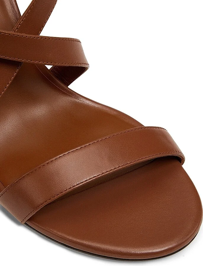 Women's Maven 75MM Leather Block-Heel Sandals - Black - Size 10 - Image 11