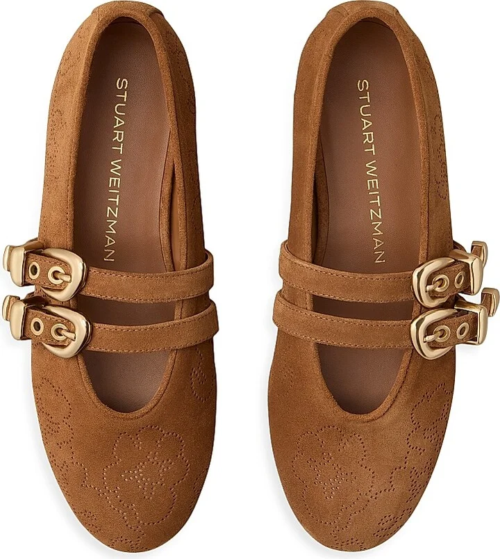 Women's Maven Suede Mary Janes - Doe - Size 10 - Image 4