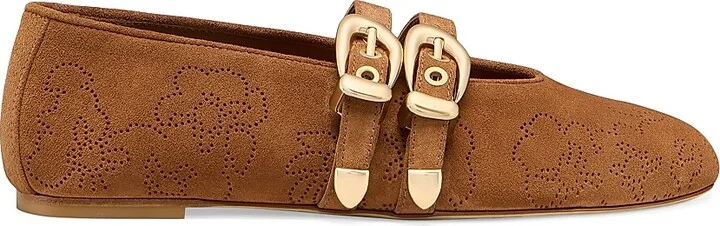 Women's Maven Suede Mary Janes - Doe - Size 10