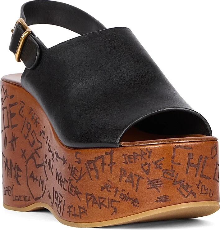 Women's Maxime Platform Sandals - Black - Size 5 - Image 2