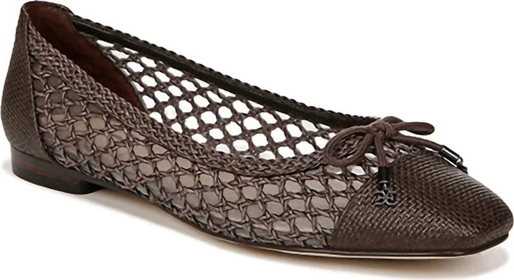 Women's May Ballet Flat In Pinto Brown