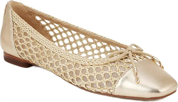 Women's May Ballet Flat In Rose Gold