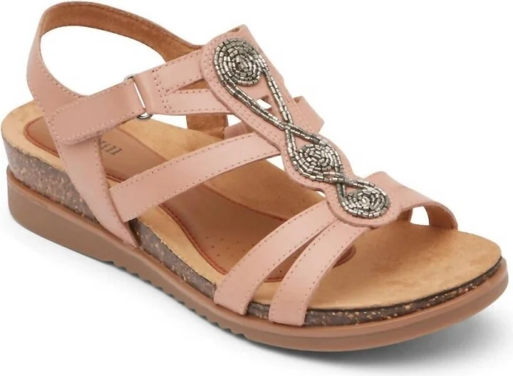 Women's May Embellished Sandal In Pink