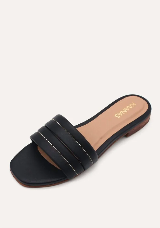 Women's Maya Chunky Band Sandal In Black