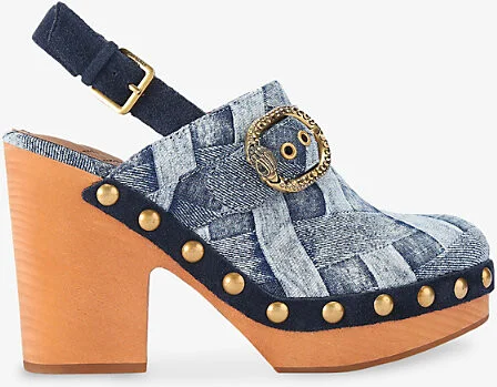 Womens Mayfair Denim Clog Sandals Eur 41 / 8 Uk Women