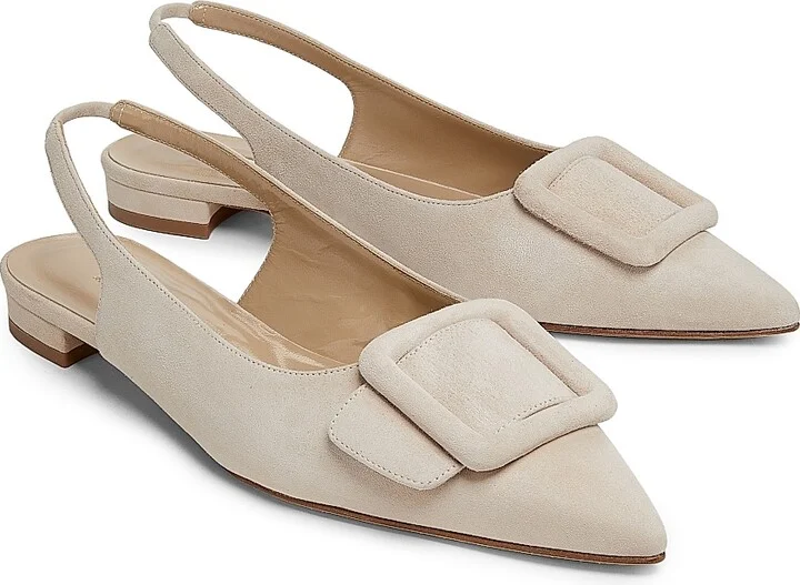 Women's Maylura Suede Slingback Flats - Navy - Size 12 - Image 6
