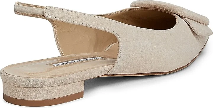 Women's Maylura Suede Slingback Flats - Navy - Size 12 - Image 7