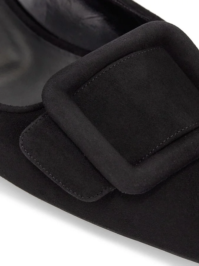 Women's Maysale Suede Flats - Black - Size 8 - Image 6