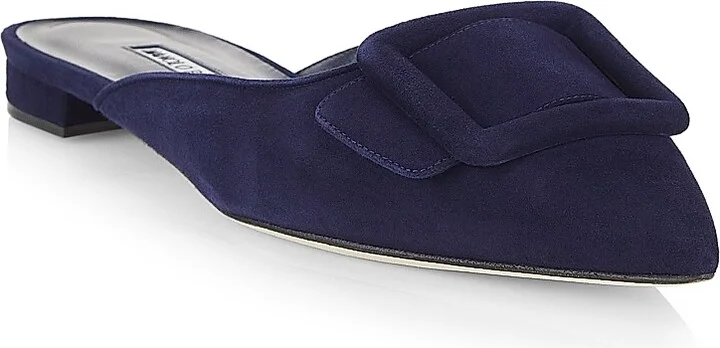 Women's Maysale Suede Flats - Black - Size 8 - Image 7