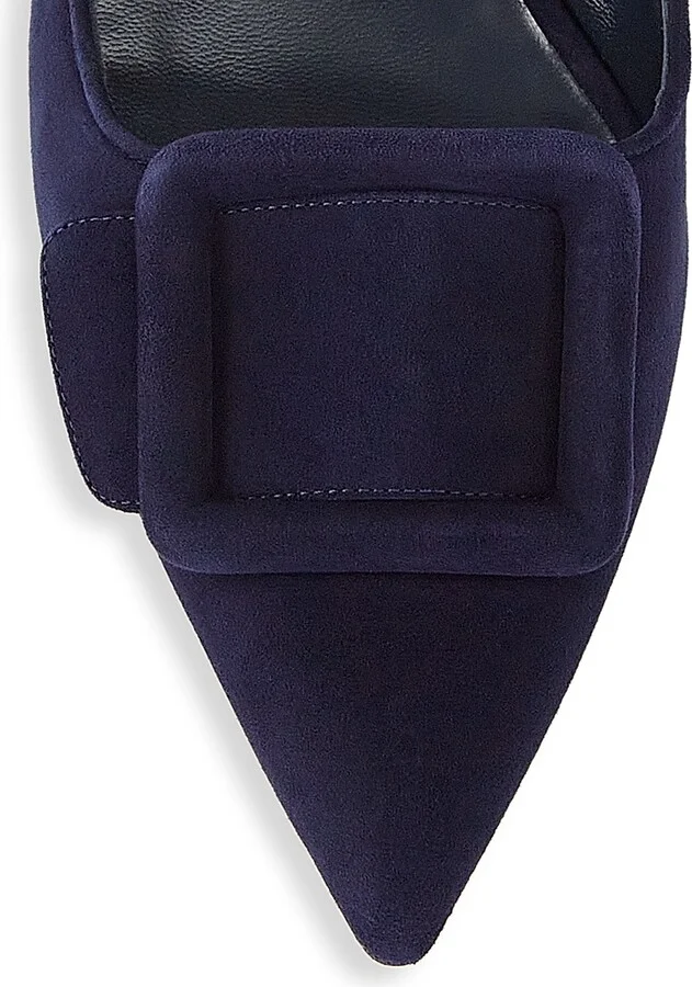 Women's Maysale Suede Flats - Black - Size 8 - Image 9