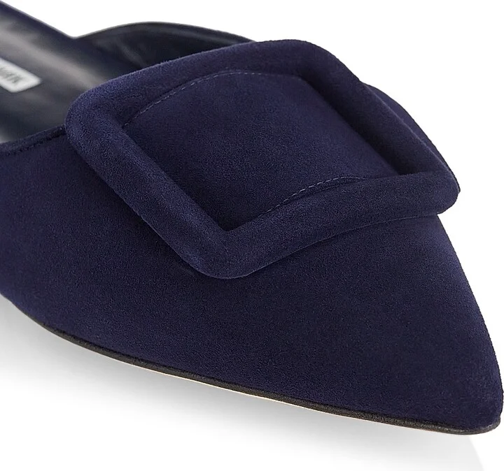 Women's Maysale Suede Flats - Black - Size 8 - Image 11