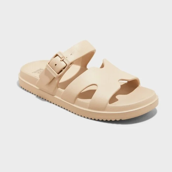 Women's Maysen Footbed Sandals - Wild Fable™ : Slip-On, Contoured Footbed, Open Toe
