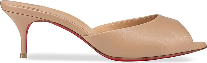 Women's Me Dolly 55MM Leather Mules - Black - Size 6 - Image 8