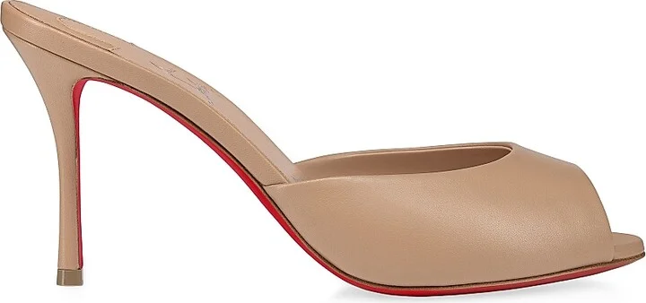 Women's Me Dolly 85MM Leather Mules - Black - Size 4.5 - Image 10