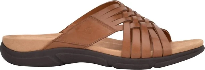 Women's Meadow Slip On Sandals In Medium Brown 210