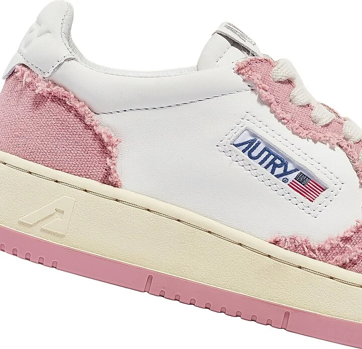 Women's Medalist Canvas Low-Top Sneakers - White Yellow - Size 6 - Image 11