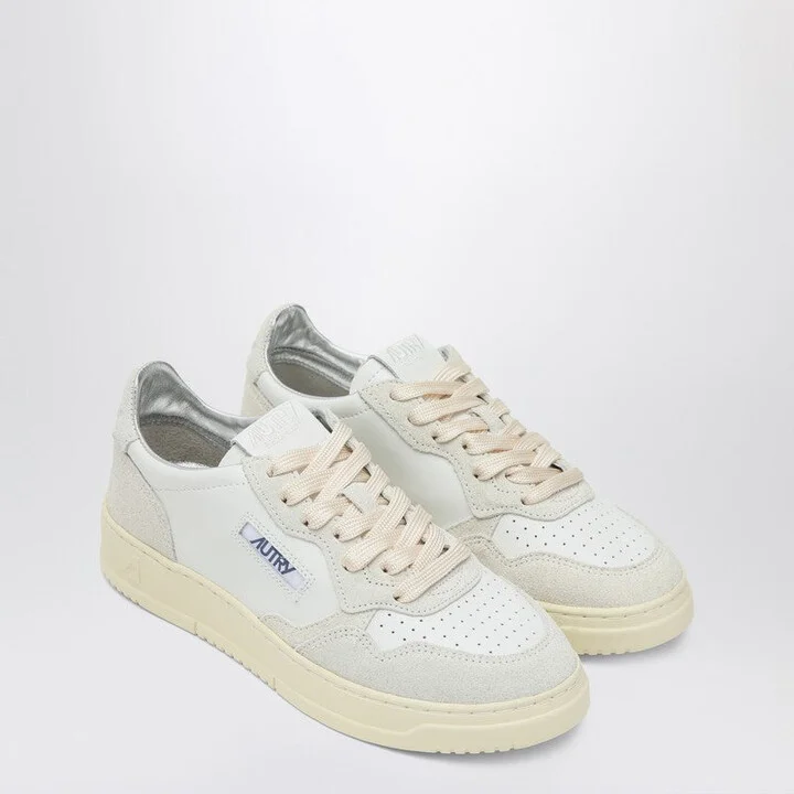 Women's Medalist Leather And Suede Trainer