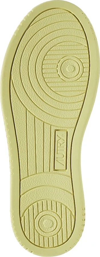 Women's Medalist Leather Low-Top Sneakers - White Green - Size 5 - Image 10