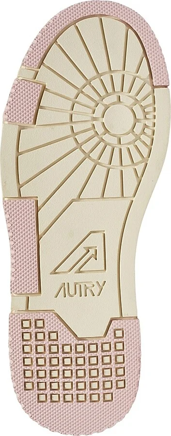 Women's Medalist Leather Low-Top Sneakers - White Powder Pink - Size 5 - Image 5
