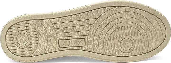Women's Medalist Leather & Suede Low-Top Sneakers - White Taupe Ivory - Size 6 - Image 5
