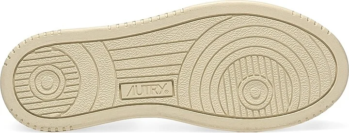 Women's Medalist Low-Top Leather Sneakers - White Gold Ivory - Size 5 - Image 5