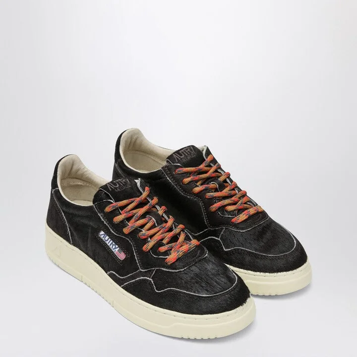 Women's Medalist Sneakers In Chocolate Pony Skin