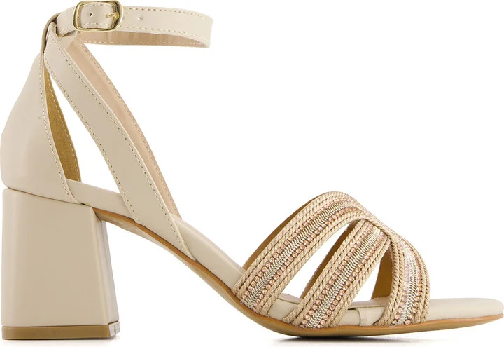 Women's Medium Heel Ankle Strap Sandals