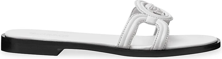 Women's Medusa 95 Leather Sandals - Porcelain White - Size 6