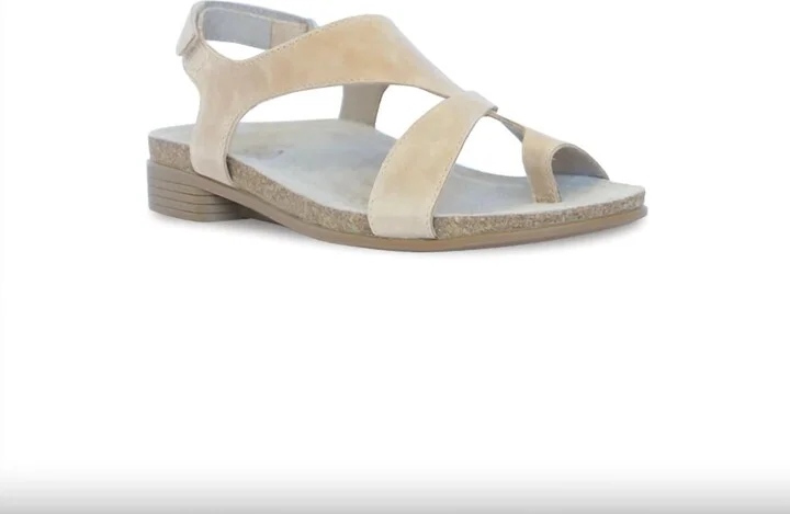 Women's Meghan Flat In Natural Leather