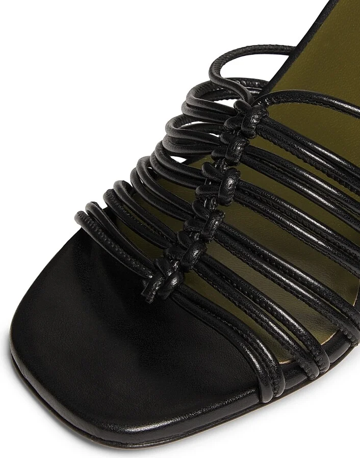 Women's Melania 85MM Slingback Sandals - Black - Size 6 - Image 6