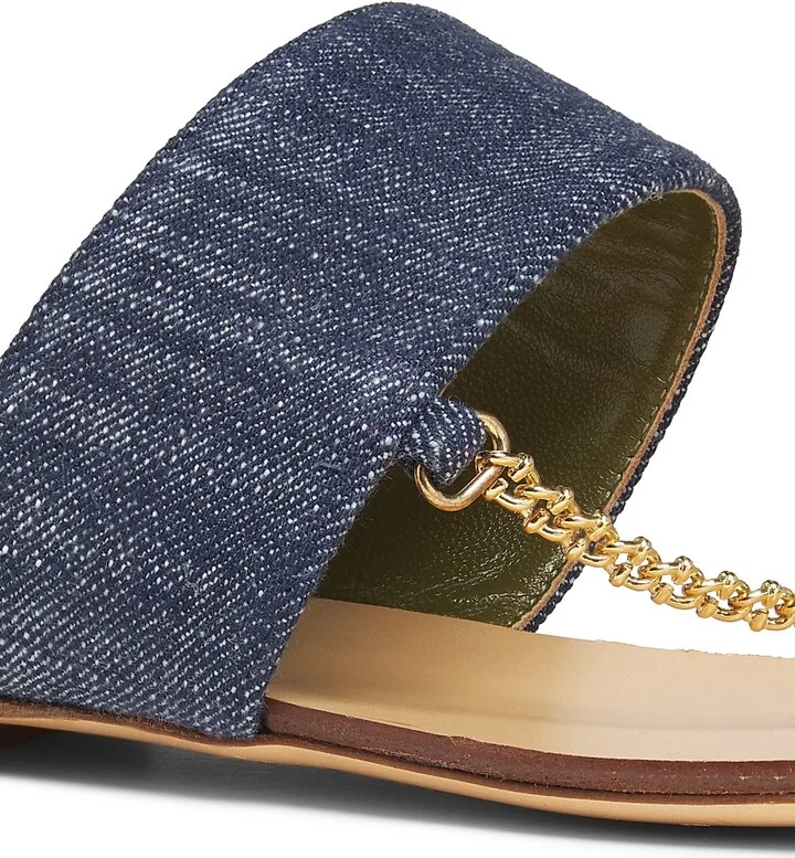 Women's Melide Capri Chain-Link Sandals - Navy - Size 6.5 - Image 5