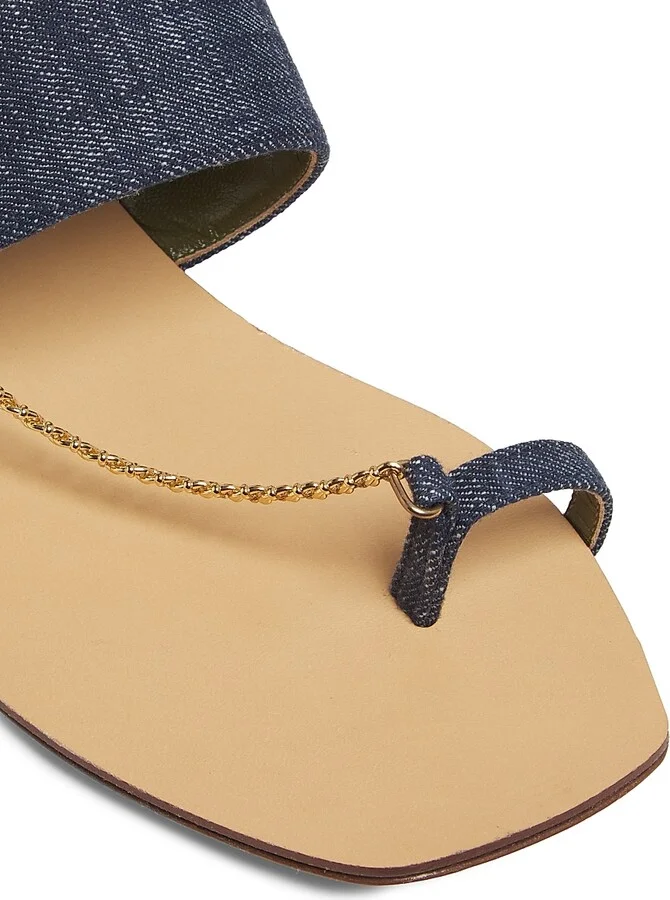 Women's Melide Capri Chain-Link Sandals - Navy - Size 6.5 - Image 6