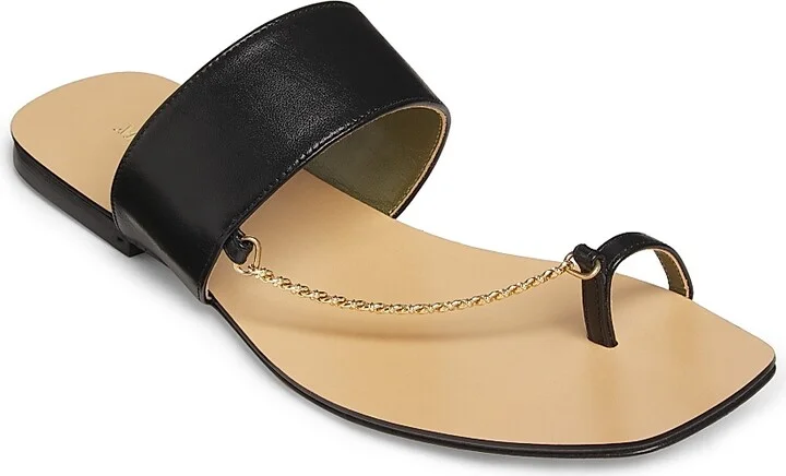 Women's Melide Capri Leather Sandals - Black - Size 6 - Image 2
