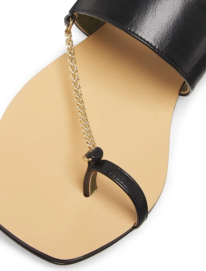 Women's Melide Capri Leather Sandals - Black - Size 6 - Image 6