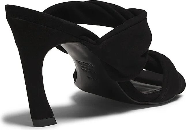 Women's Meline 90MM Twisted Nubuck Sandals - Black - Size 6.5 - Image 3