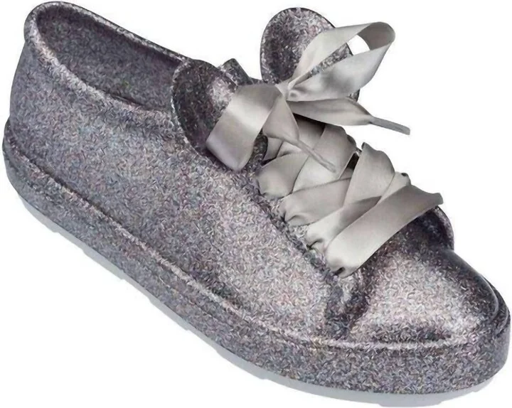 Women's Melissa Be Disney Sneakers In Silver Cloud