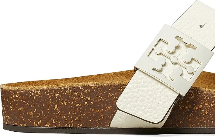 Women's Mellow Leather Sandals - Blanc - Size 10 - Image 4