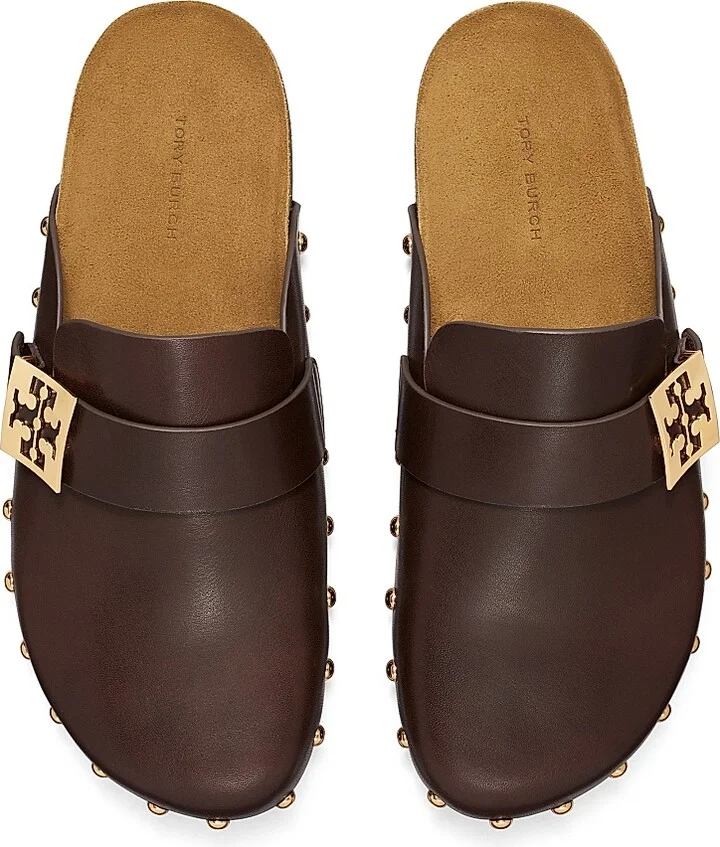 Women's Mellow Suede Buckle Clogs - Black - Size 10 - Image 4