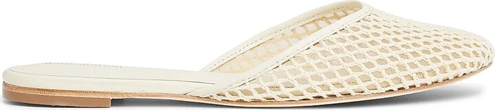 Women's Melly Crochet Flat Mules - Ivory - Size 5