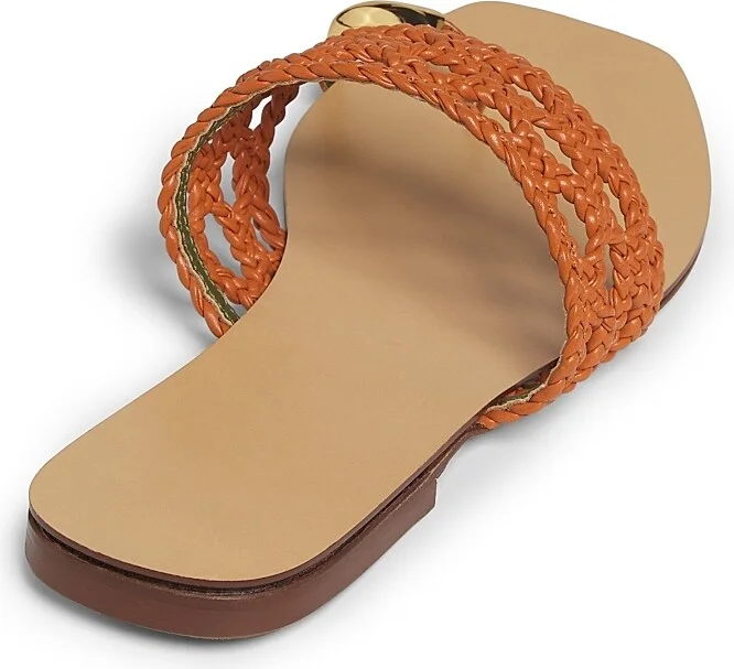 Women's Mennia Capri Braided Sandals - Tan - Size 6 - Image 3
