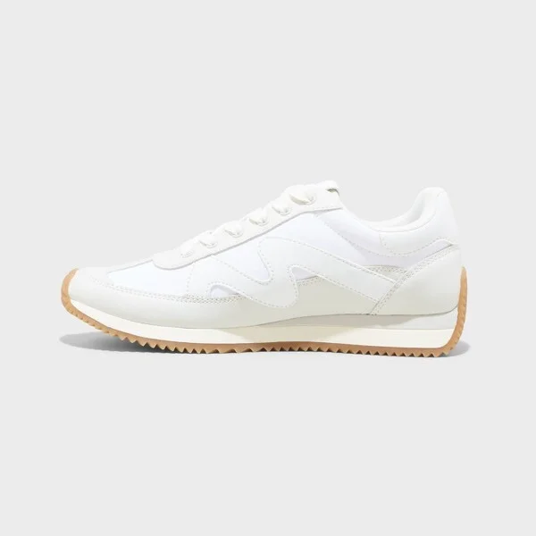 Women's Mercedes Sneakers with Memory Foam Insole - Universal Thread™ : Lace Up, Faux Leather, Textured Outsole - Image 2