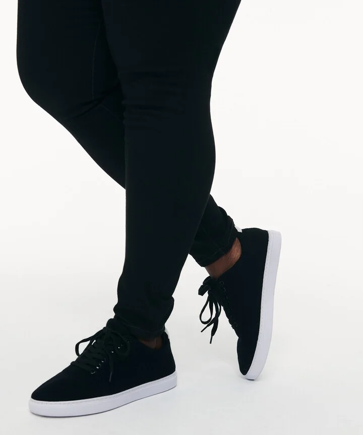 Women's Merino Cashmere Lace Up Sneakers - Image 6