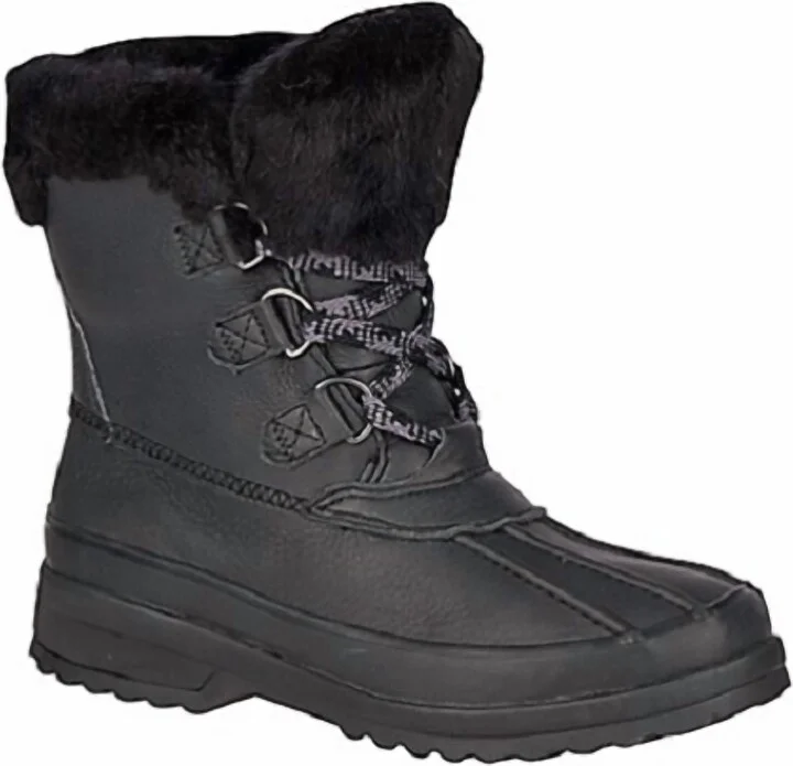 Women's Meritime Winter Boots In Black