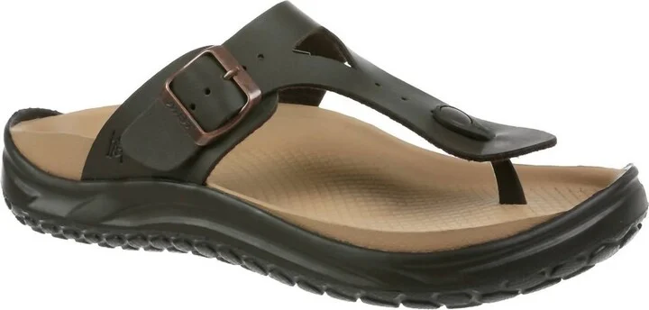 Women's Meru Thong Sandal In Dark Brown
