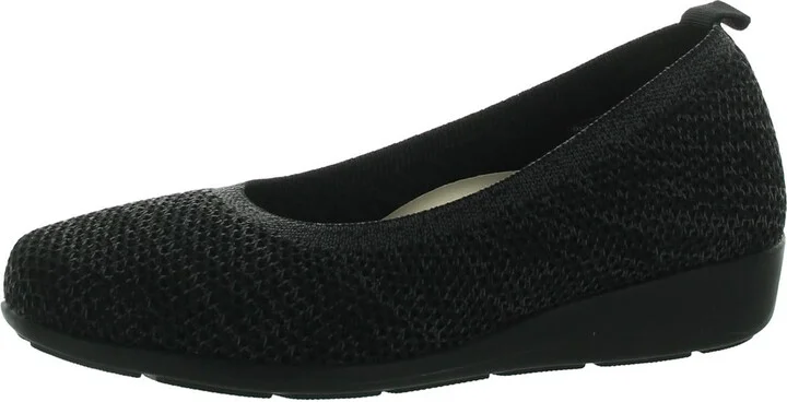 Womens Mesh Inset Wedge Heels