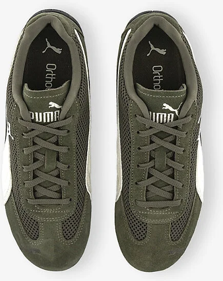 Womens Mesh Loden Green Warm Wh Speedcat Og Suede Low-Top Trainers 5.5 - Image 2