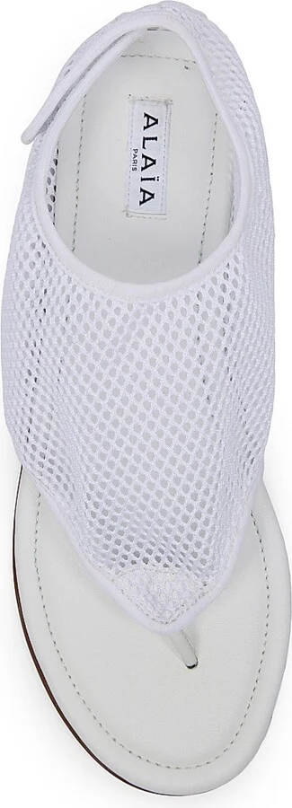 Women's Mesh Sandals - Blanc Optique - Size 6.5 - Image 5