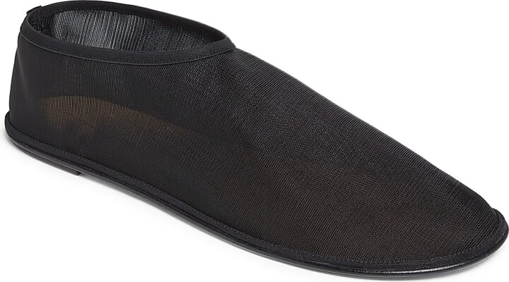 Women's Mesh Sock Flats - Black - Size 8 - Image 2