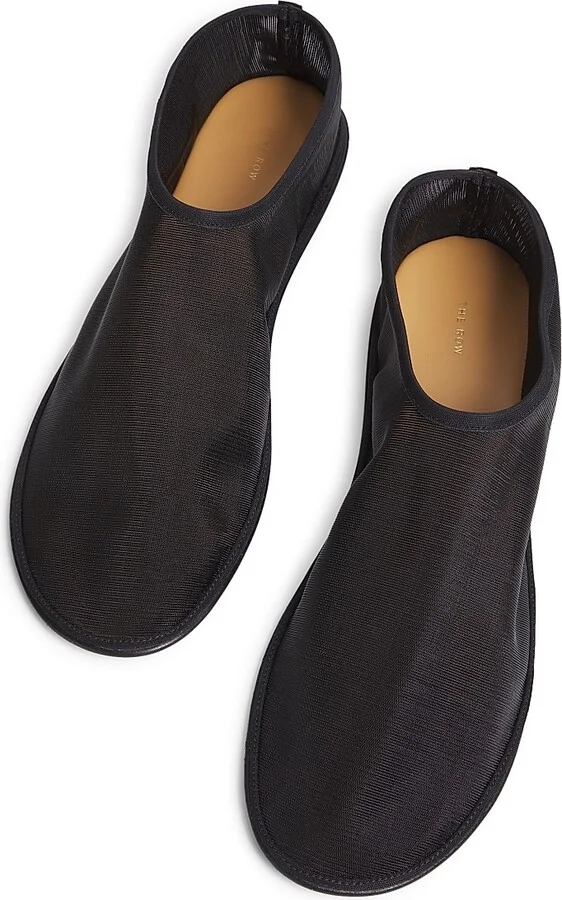 Women's Mesh Sock Flats - Black - Size 8 - Image 4